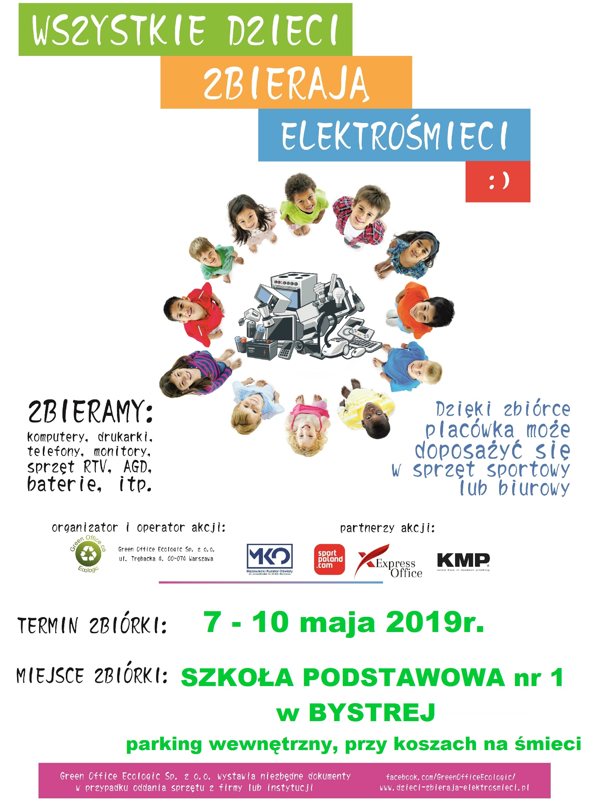 Plakat  elektro mieci