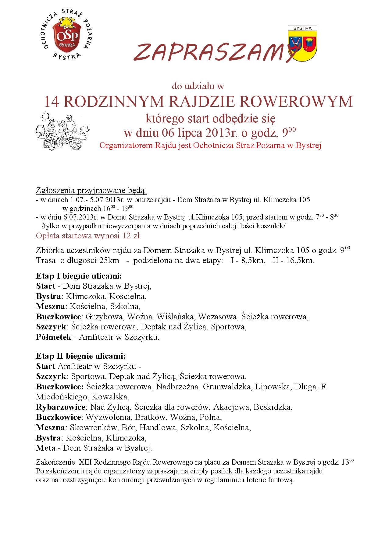 Zaproszenie na rajd rowerowy page 001