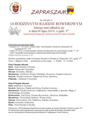 Preview zaproszenie na rajd rowerowy page 001